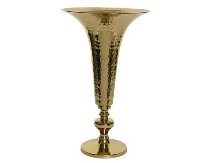 Vase aluminium shiny gold, , medium