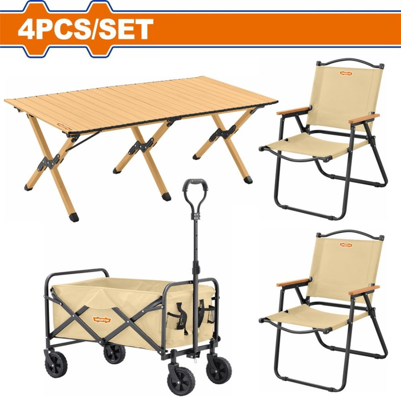 Product image: Wadfow σετ 2 καρέκλες, τραπέζι και καροτσάκι παραλίας (wcps9101), , medium-null