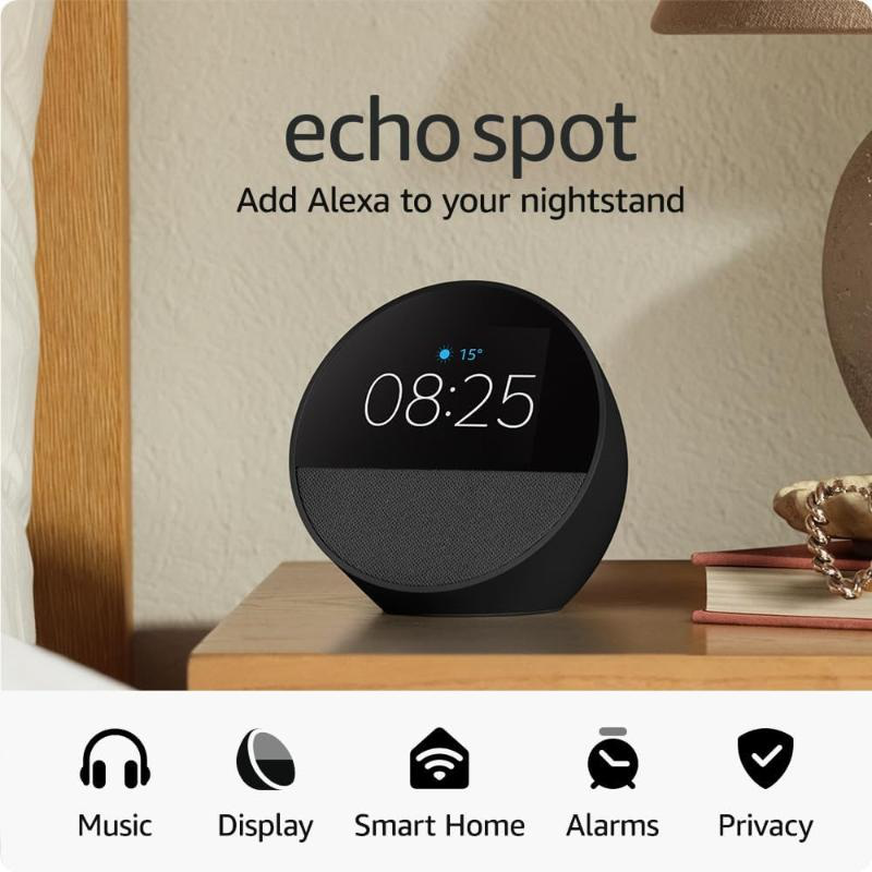 Product image: Amazon echo spot, , medium-null