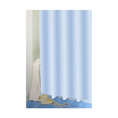 Peva bathroom curtain 180x200cm blue, , medium