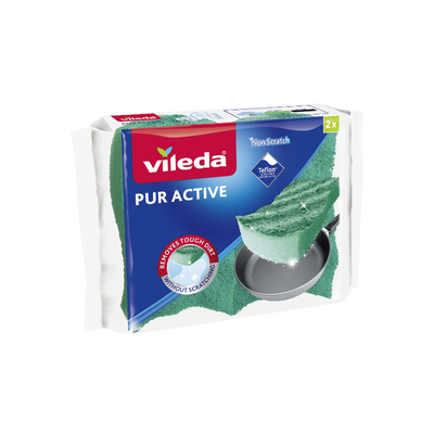 Vileda pur active flexible sponge 2pcs, , medium