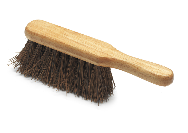 Scrub brush w&iota;&tau;&eta; handle wood 26cm, , medium-null