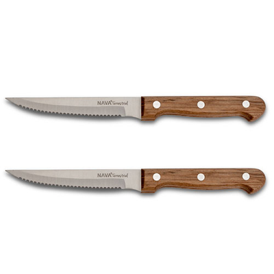 Nava terrestrial stainless steel steak knife 2pcs 21.5cm, , medium