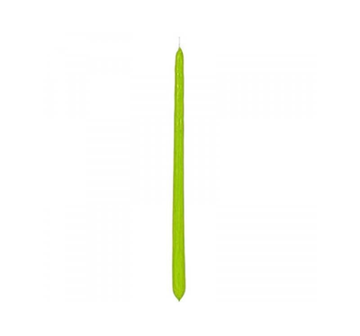 Candle 40cm (2cm) - green, , medium
