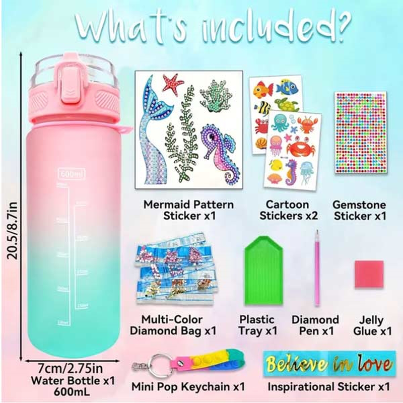 Diy σετ διακόσμησης παγουριού – γοργόνα, , medium-null