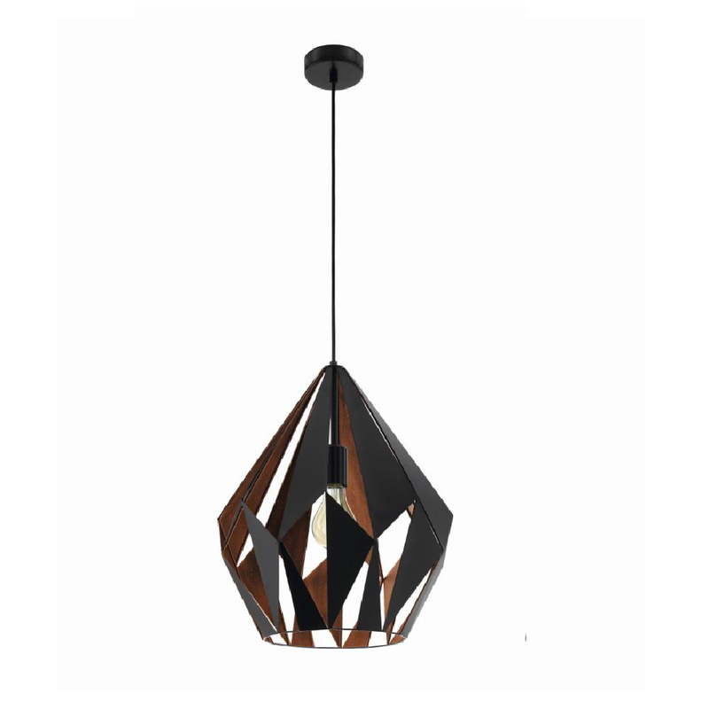 Product image: Eglo 'carlton 1' κρεμαστο φωτιστικο 1xe27 ø205, , medium-null