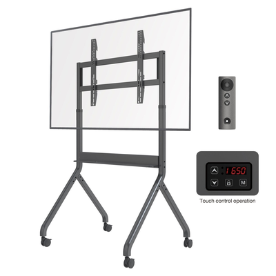 Nbmounts p220 motorized TV trolley up to 90'' 1.75m 90kg with wireless remote & touchpad, , medium