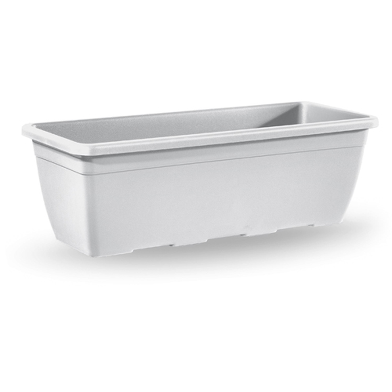 Veca plastic pot rectangular 50x20x16cm white, , medium-null