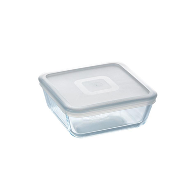 Pyrex cook & freeze sqr dish w/lid 20x20x7cm 2 l 219p001, , medium