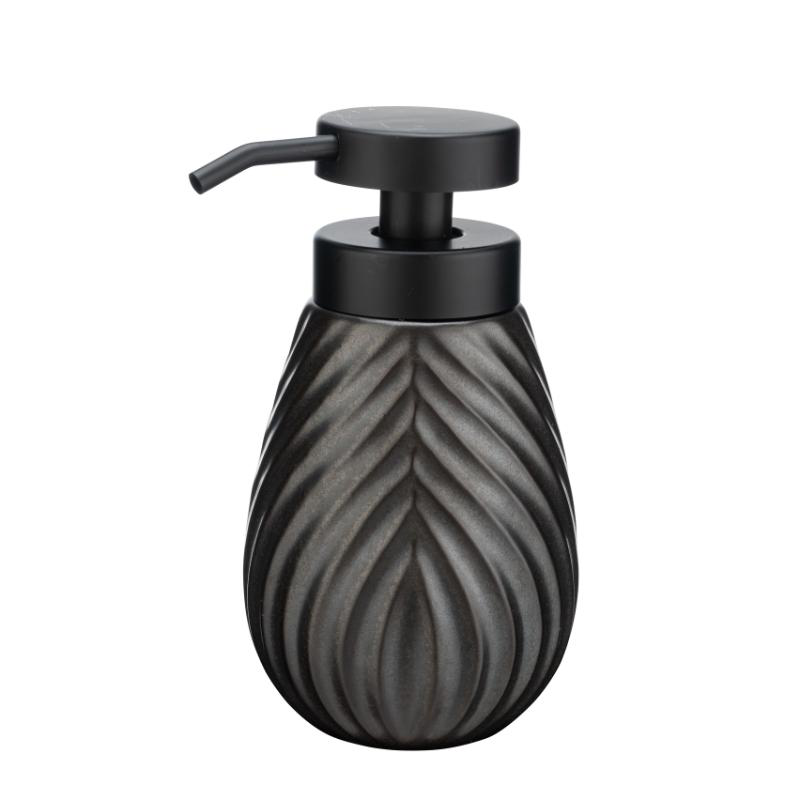 Wenko idro ceramic soap dispenser 330ml - anthracite, , medium-null