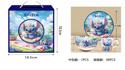 Stitch breakfast set &ndash; cup, bowl & plate gift set, , medium