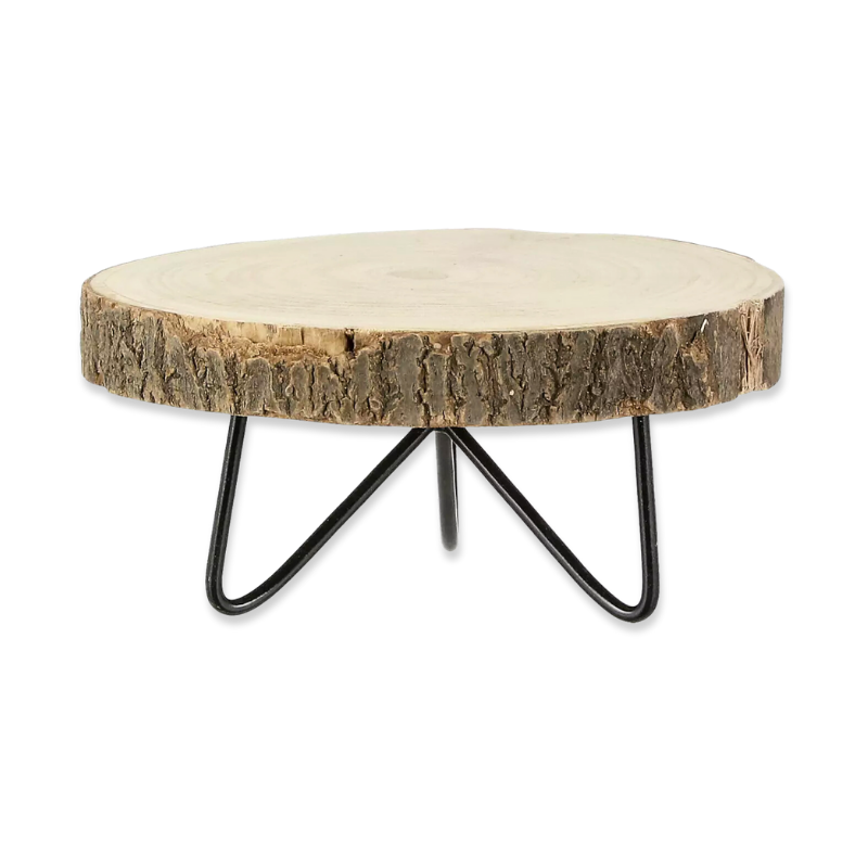 Product image: Mica pia tree trunk side table 14x29cm light brown, , medium-null