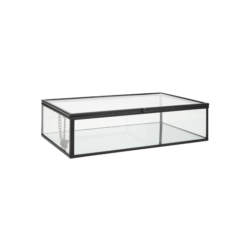 Estia organizer box with mirror - black, , medium-null