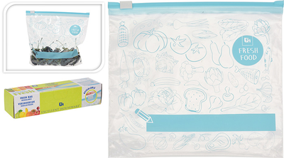 Ziplocker bag set 1l 15pcs