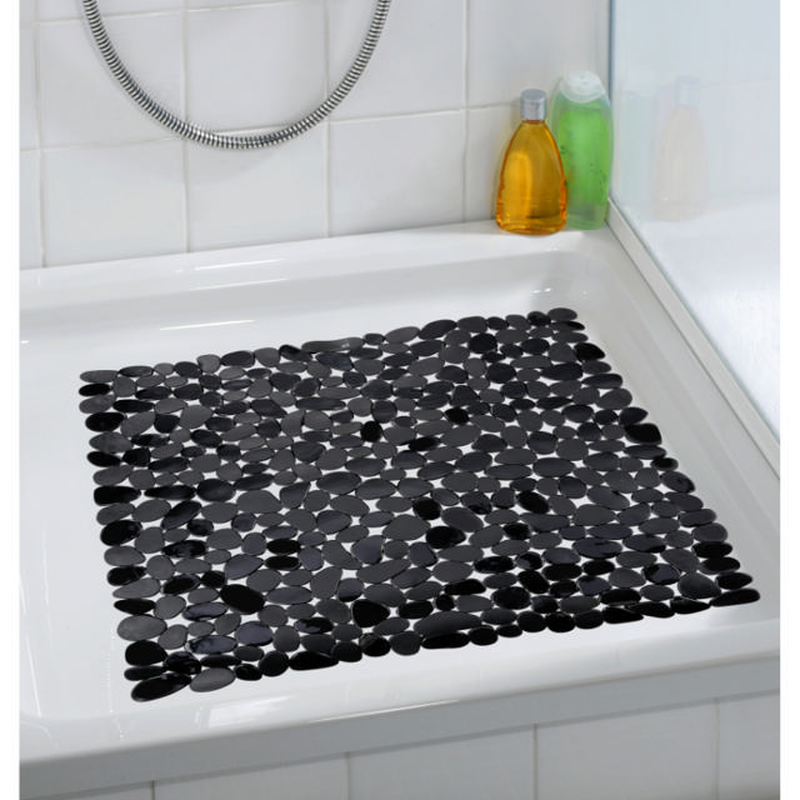Wenko paradise shower mat 54cm - black, , medium-null