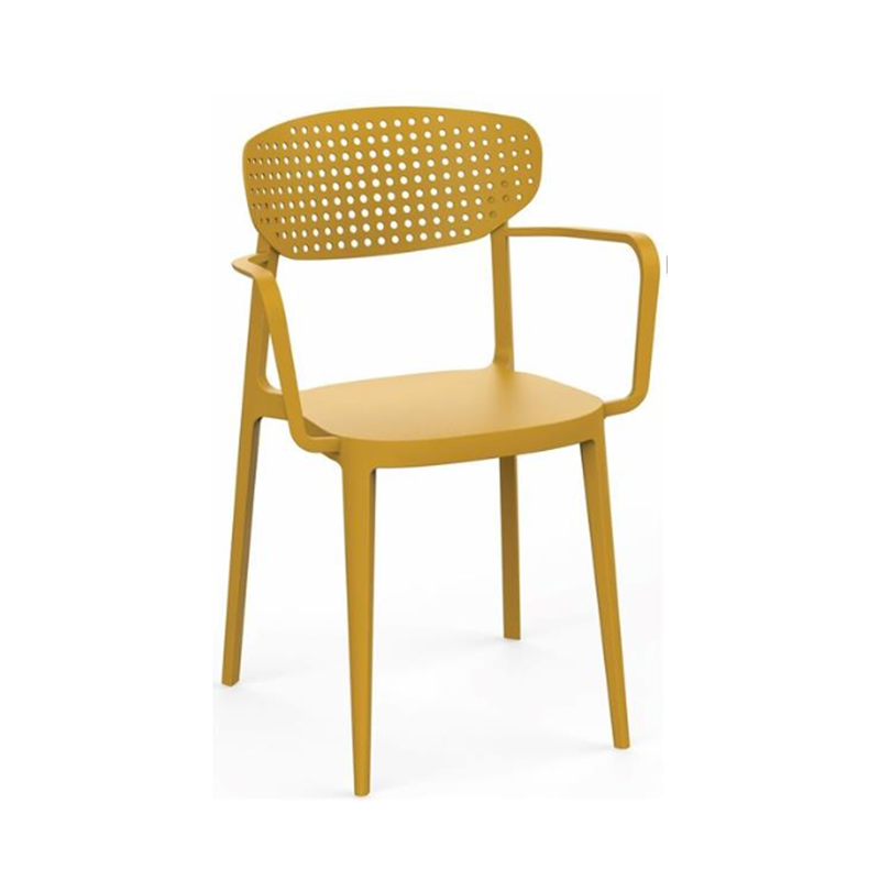Product image: Aire chair with arms, mustard plastic-null