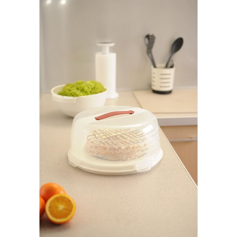 Curver cake box round high 35x15cm, , medium image number null