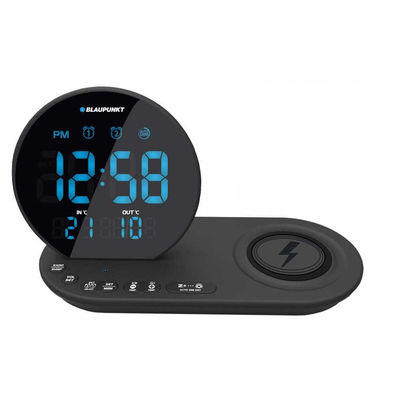 Blaupunkt cr85bk ραδιοφωνο ξυπνητηρι radio fm/alarm/USB ασυρματη φορτιση, , medium
