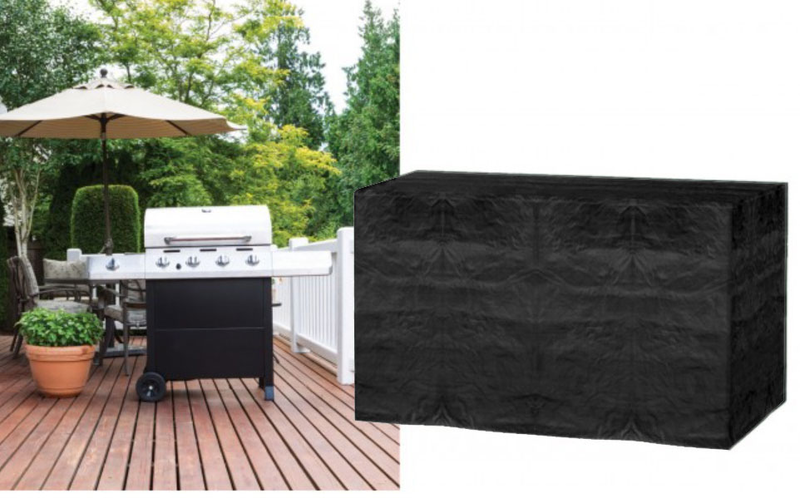 Bbq cover 120gr 152x58x111h black, , medium image number null