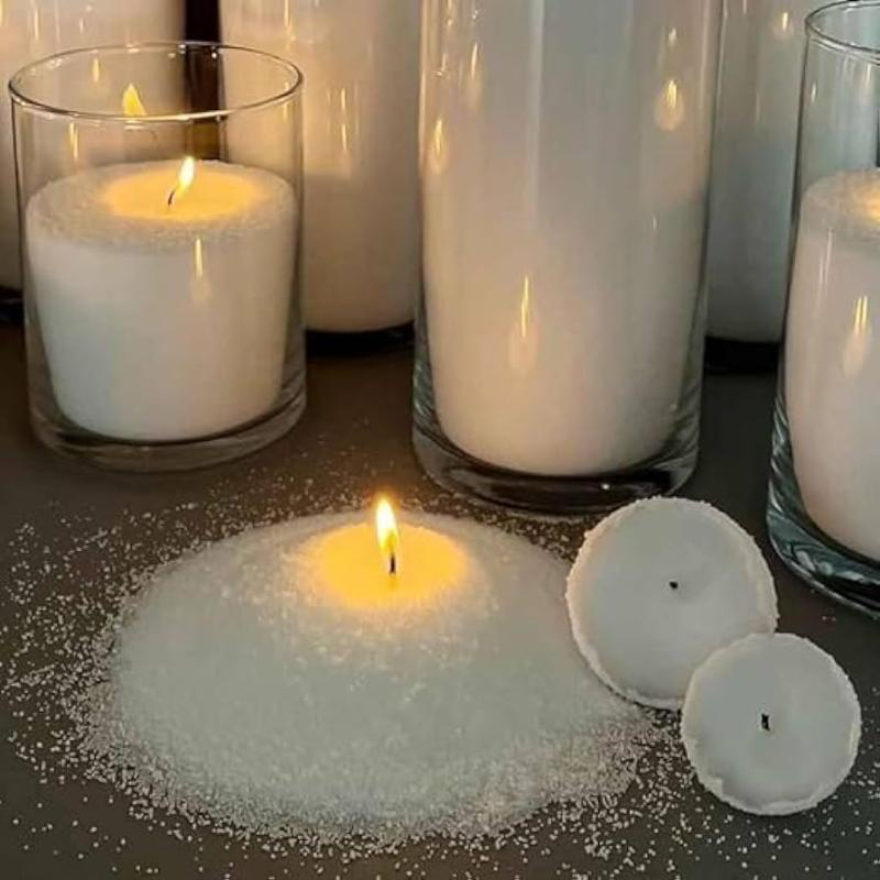 &Epsilon;&pi;&alpha;&nu;&alpha;&gamma;&epsilon;&mu;&iota;&zeta;ό&mu;&epsilon;&nu;&eta; ά&mu;&mu;&omicron;&sigmaf; &kappa;&epsilon;&rho;&iota;oύ &mu;&epsilon; &phi;&upsilon;&tau;ί&lambda;&iota;&alpha; - pearled candles-null