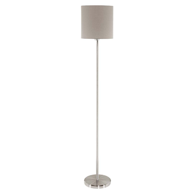 Eglo 'pasteri' 1xe27 (max.60w) φωτιστικο δαπεδου σκουρο γκριζο-καφε ø280xh1575mm, , medium