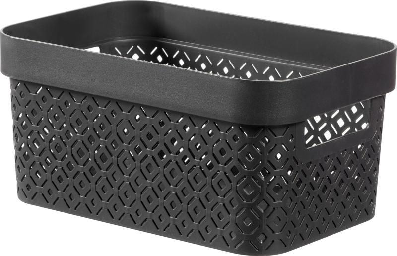 Curver terrazo box s 4.5l- black, , medium-null