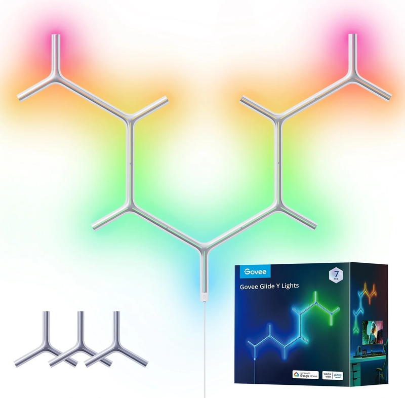 Govee gaming light panel y shape (7 pack), , medium-null
