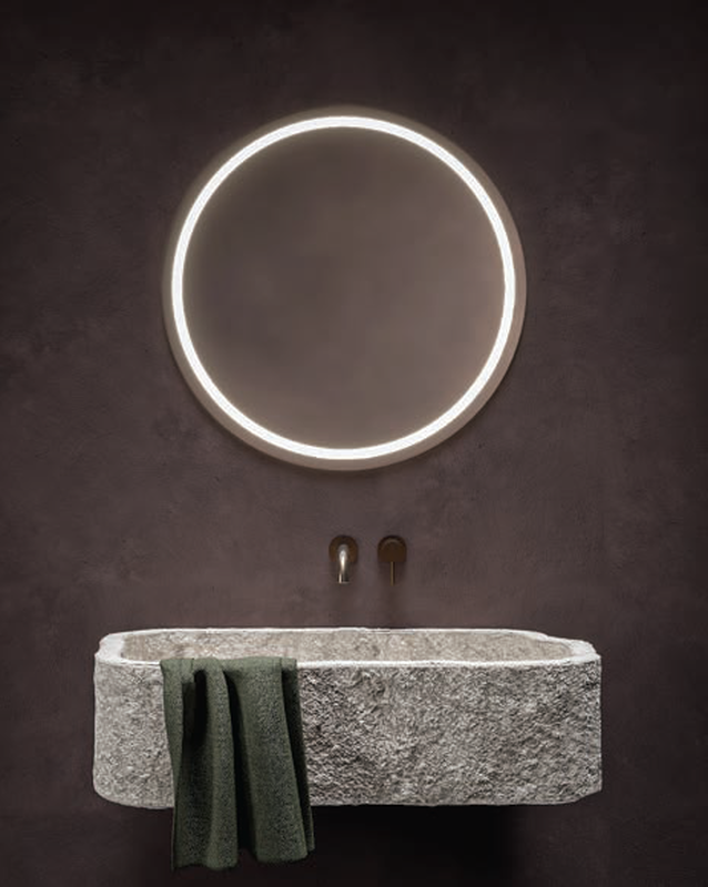Circle mat mirror-null