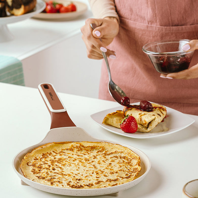 Nava terrestrial crepe pan with ceramic non-stick coating 25cm-null