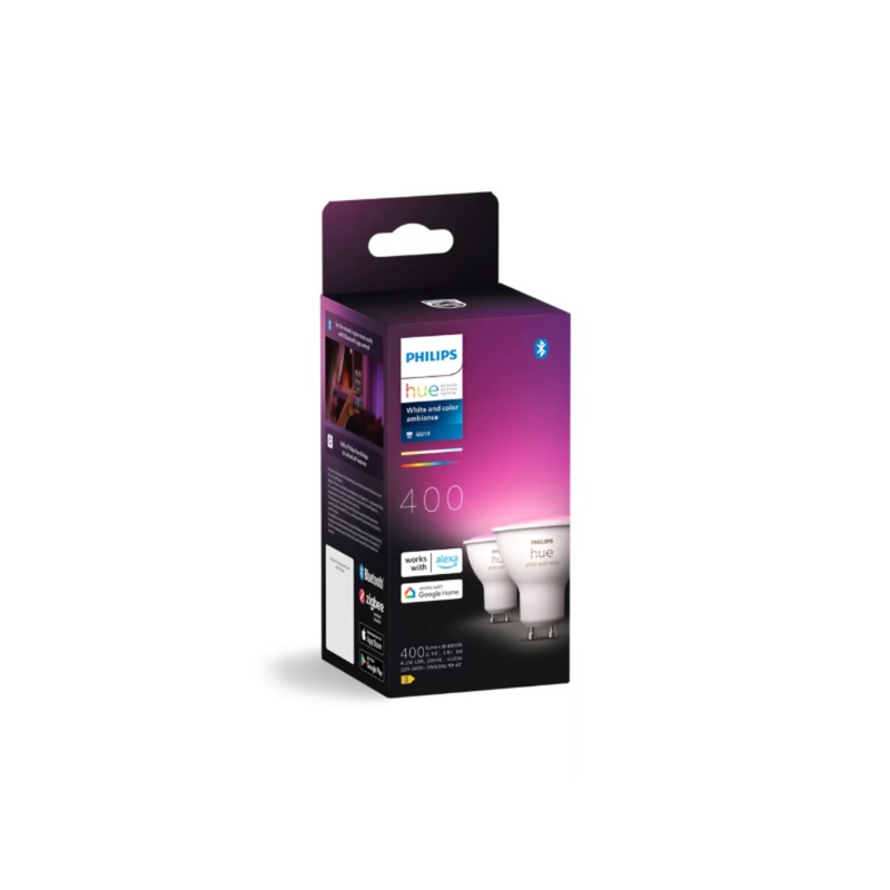 Philips hue ambiance 4.2w gu10 2pcs - white, , medium-null