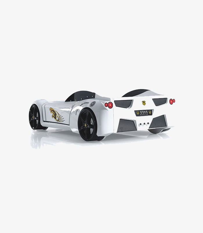 Product image: Cb1003 – spyder car bed/- white-null