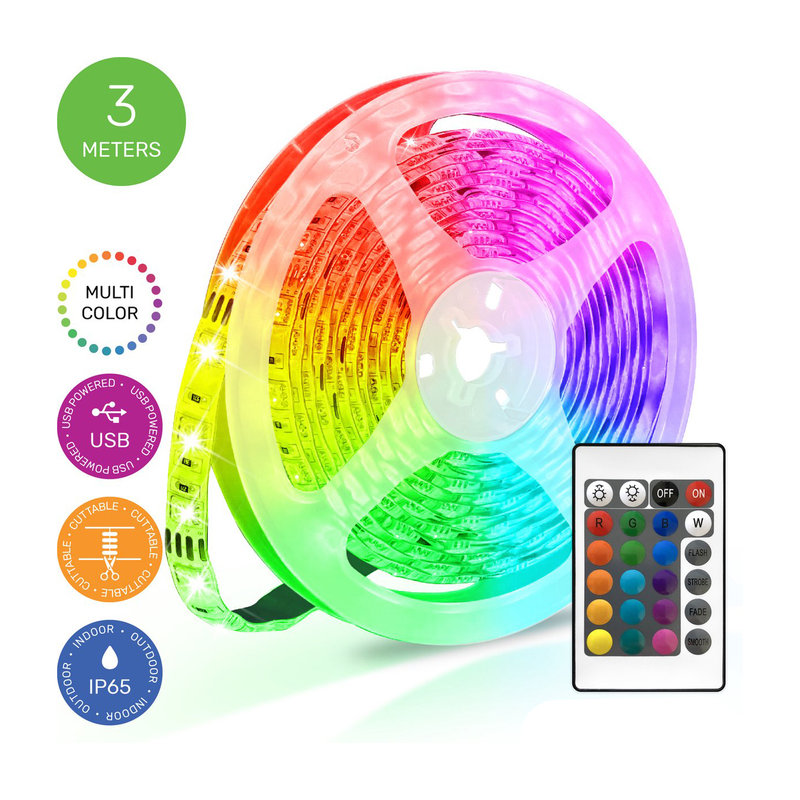 Party fun lights led strip multi-color rgb, , medium-null