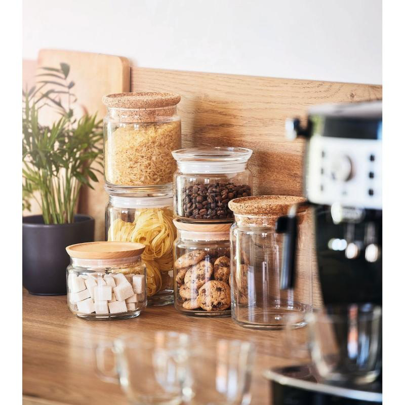 Luminarc pure jar storage jar with glass lid 1l, , medium-null