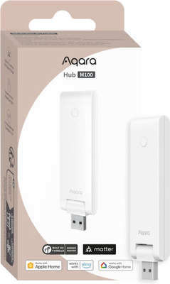Aqara m100 smart bridge Wi-Fi / zigbee / thread compatible with google home, apple homekit, alexa & matter, , medium