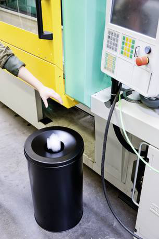 Durable / rubbish bin / round / 60 l / steel / black, , medium-null