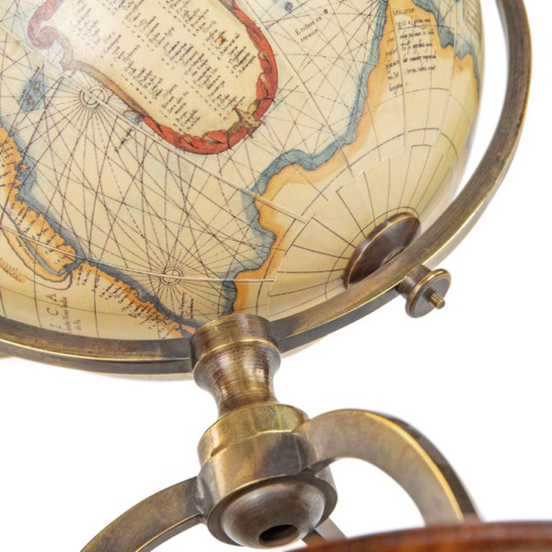 Terrestrial globe with compass, , medium-null