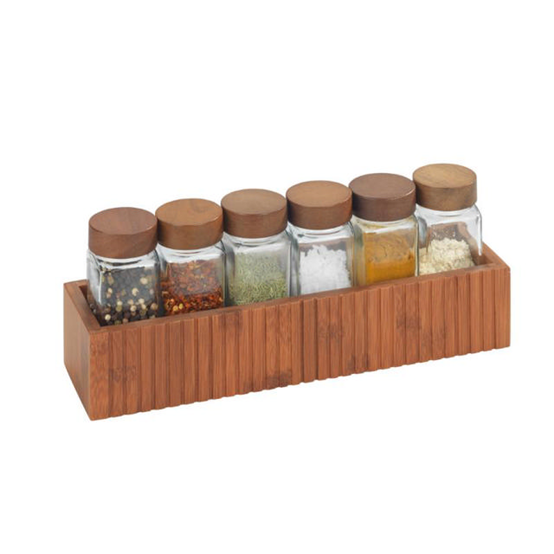 Wenko spice shelf mera bamboo 30x8x6cm, , medium-null