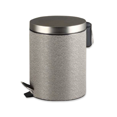 Deco pedal bin 5L - silver, Silver, medium