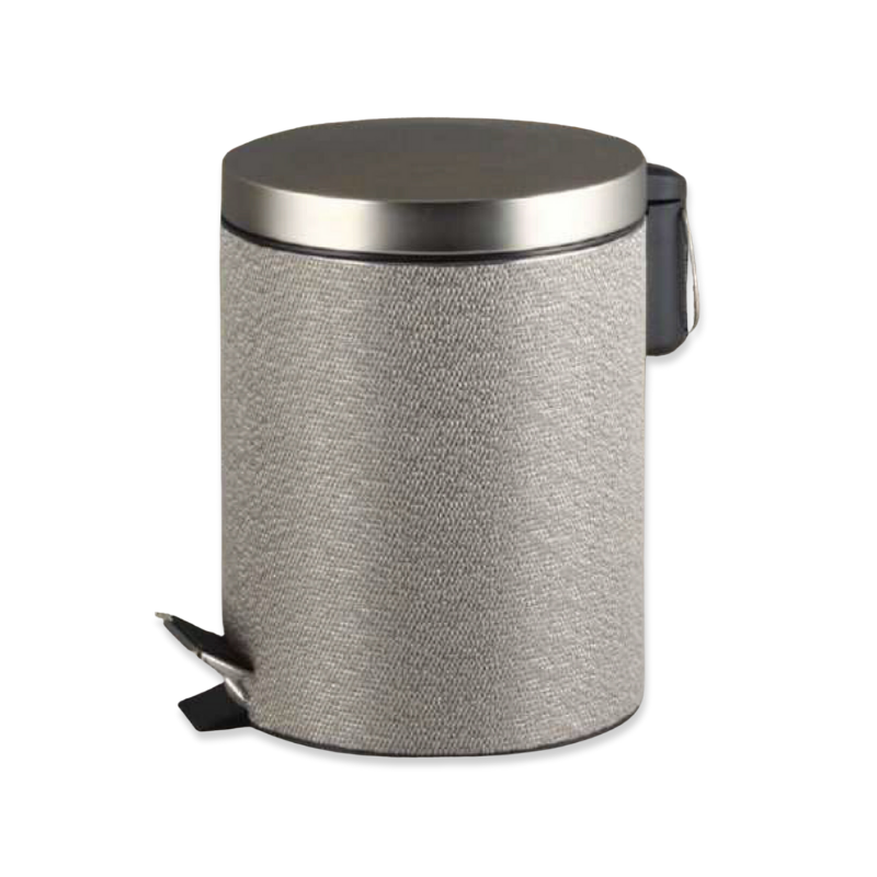 Product image: Deco pedal bin 5L - silver-null