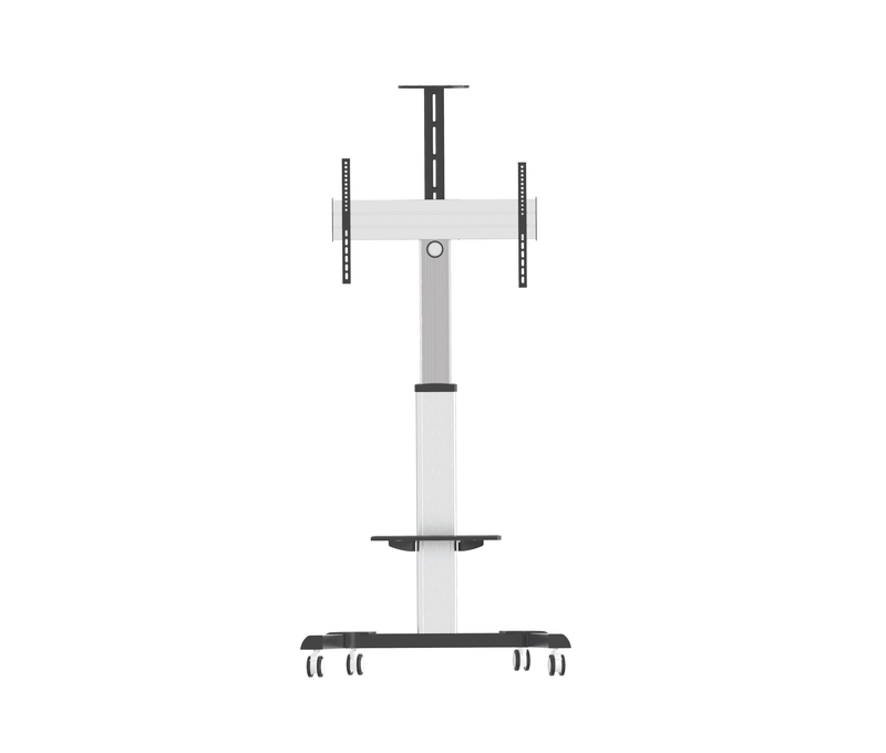 Beta aluminium TV stand with wheels, , medium image number null
