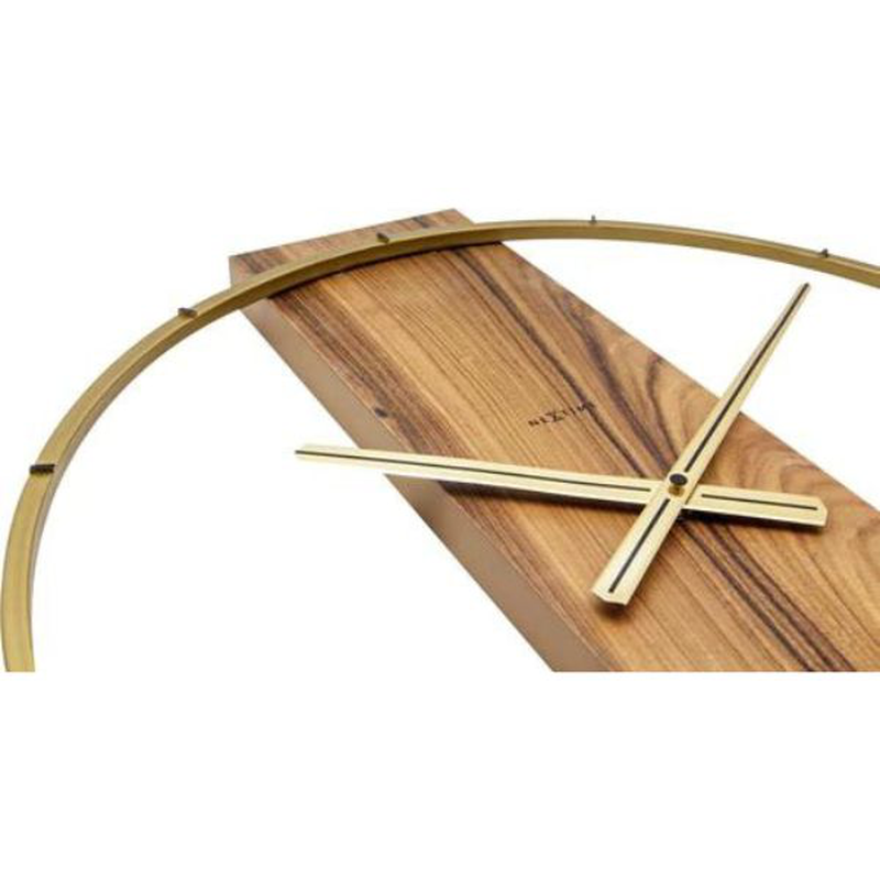 Product image: Nextime wall clock 50.8 x 58.2x4.3 cm, wood/steel, , medium-null