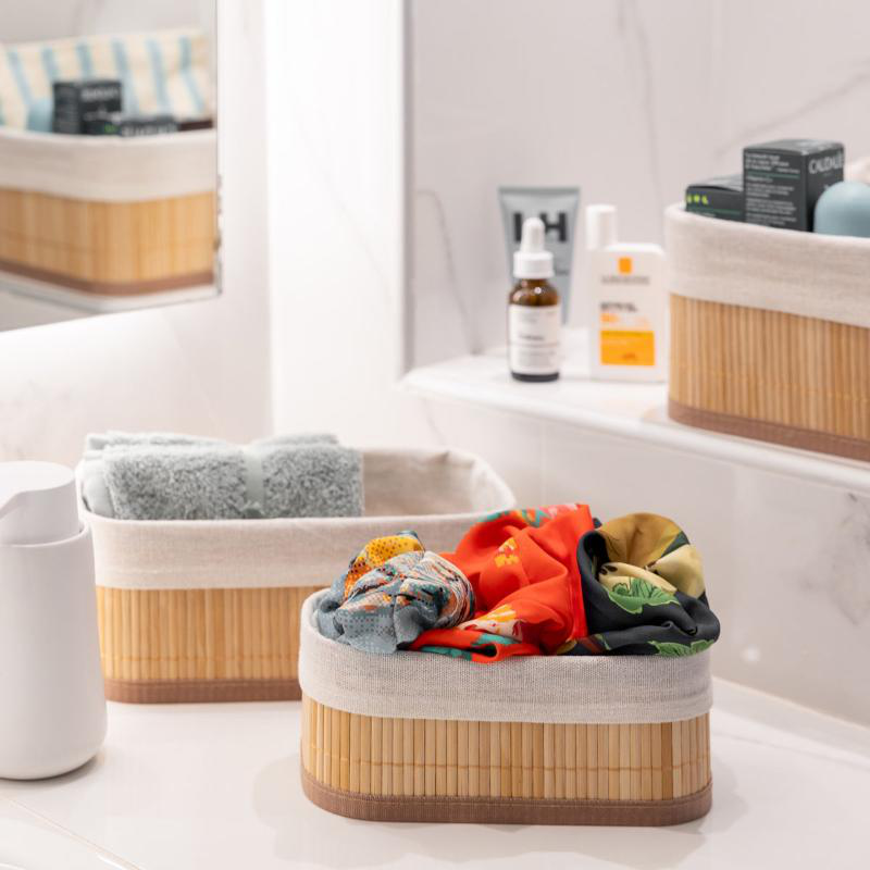 Product image: Estia essentials bamboo basket 19.5x10cm - natural, , medium-null