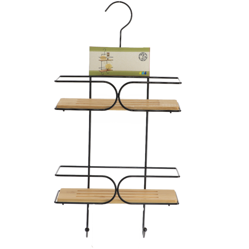 Tendance caddy 2-shelf - bamboo/black, , medium-null