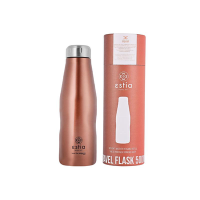 Estia 01-7836	travel mug rose gold save the aegean 500ml, , medium