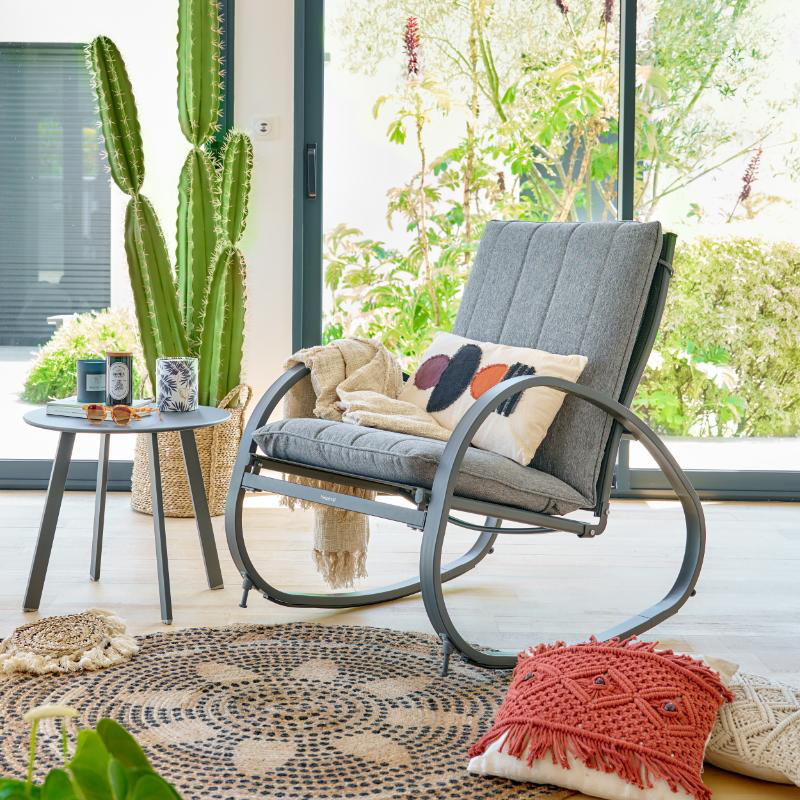 Saona side table d50 - graphite, , medium-null
