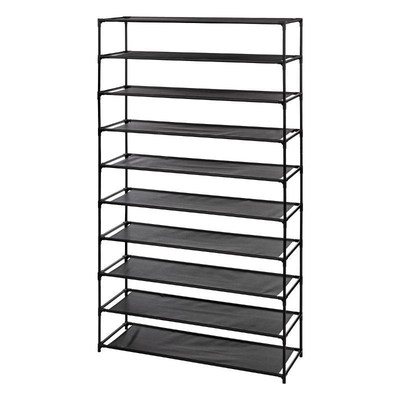 Five shoe rack with 10 shelves - grey