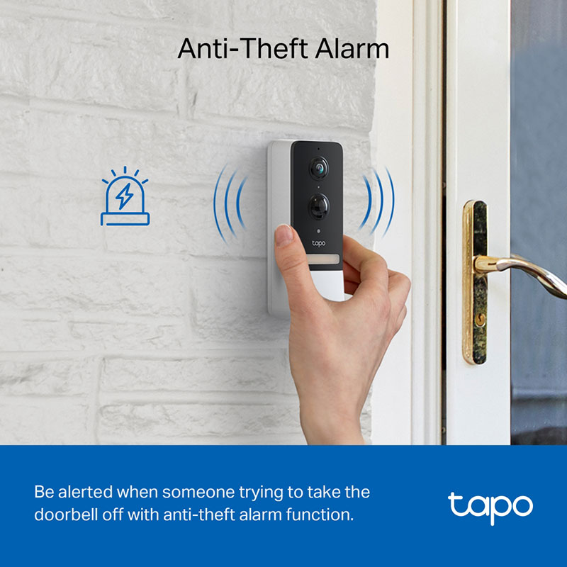 Tp-link tapo d230s1 smart video doorbell camera kit, , medium-null