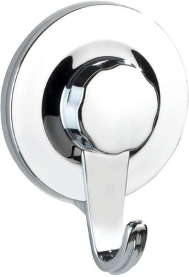 Wenko static-loc hook valenza plastic silver, , medium