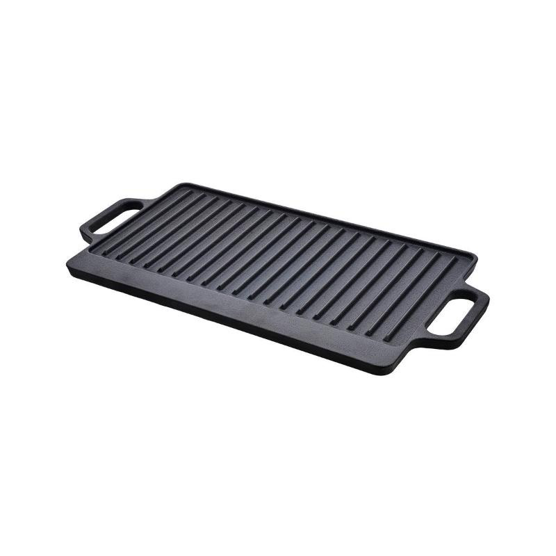 Estia grill plate iron cast iron reversible 24x47cm, , medium-null