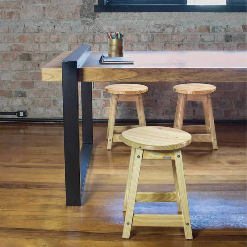 Product image: Tramontina σκαμπό από φυσικό ξύλο με διαστάσεις 46x 33 x 33cm & αντοχή μέχρι 140kg, , medium-null